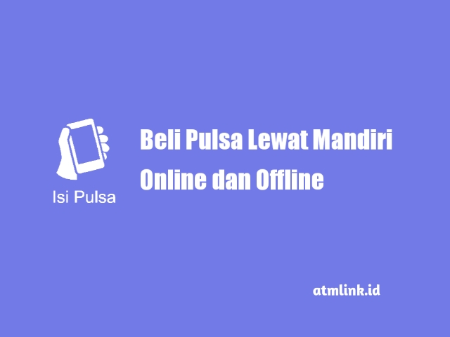 beli pulsa lewat mandiri online