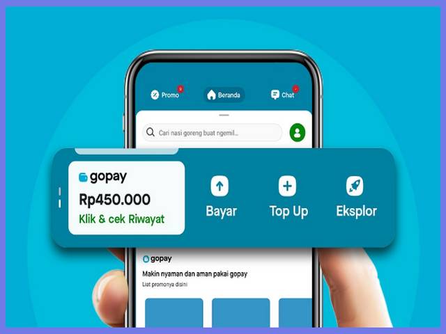 cara top up gopay mandiri