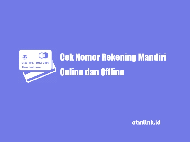 cek nomor rekening mandiri