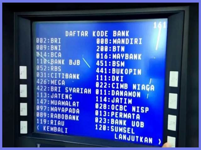KODE BANK BCA