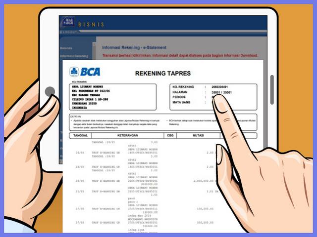 bca e-statement