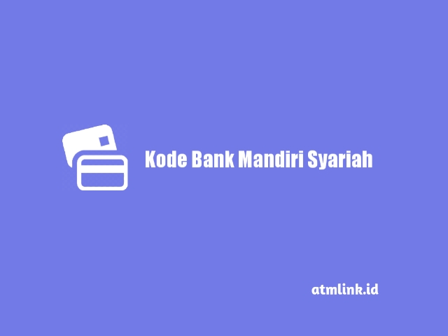 kode bank mandiri syariah