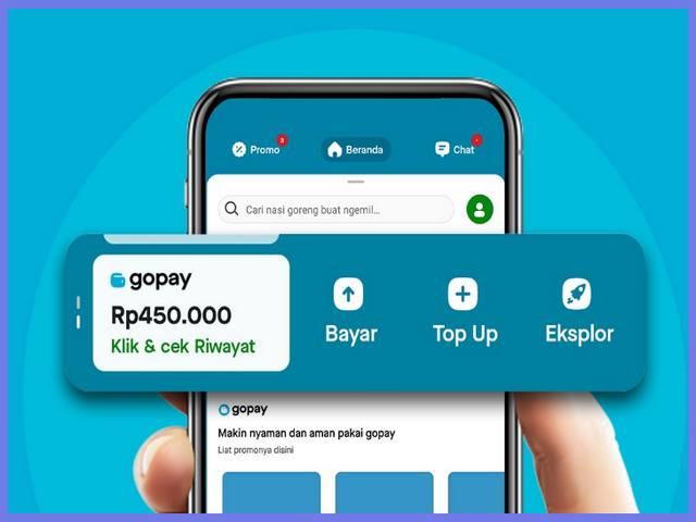 cara top up gopay di bca