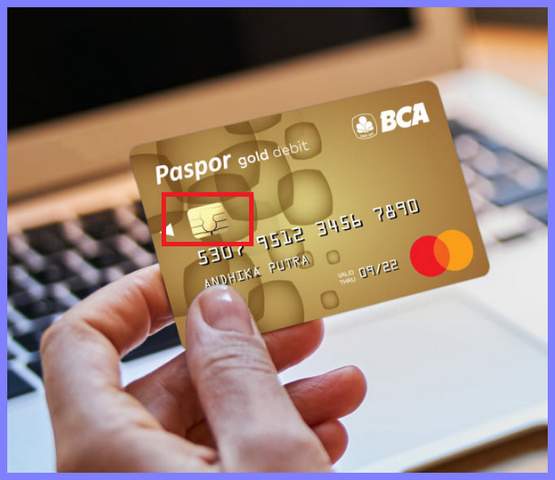 Contoh Kartu ATM Chip BCA