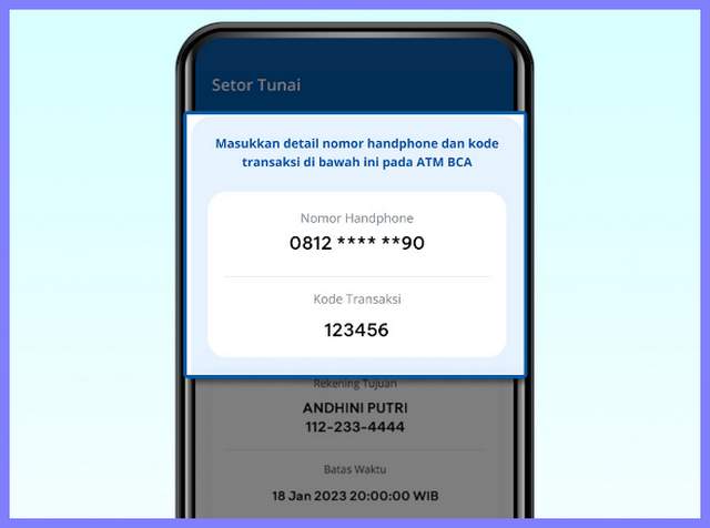 Kode Transaksi Setor Tunai di ATM BCA