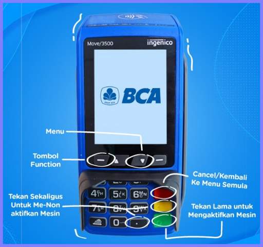 Mematikan Mesin EDC BCA Type ingenico
