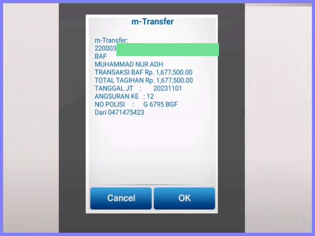 Cara Bayar BAF Lewat m Banking BCA
