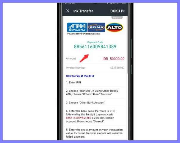 Payment Code Maxim