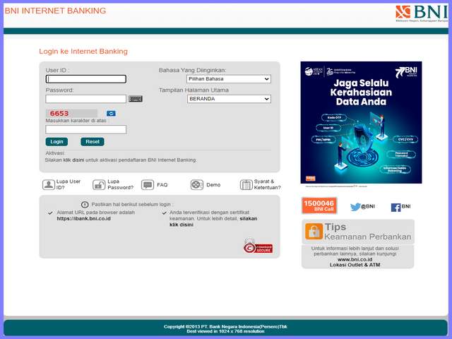 Internet Banking BNI